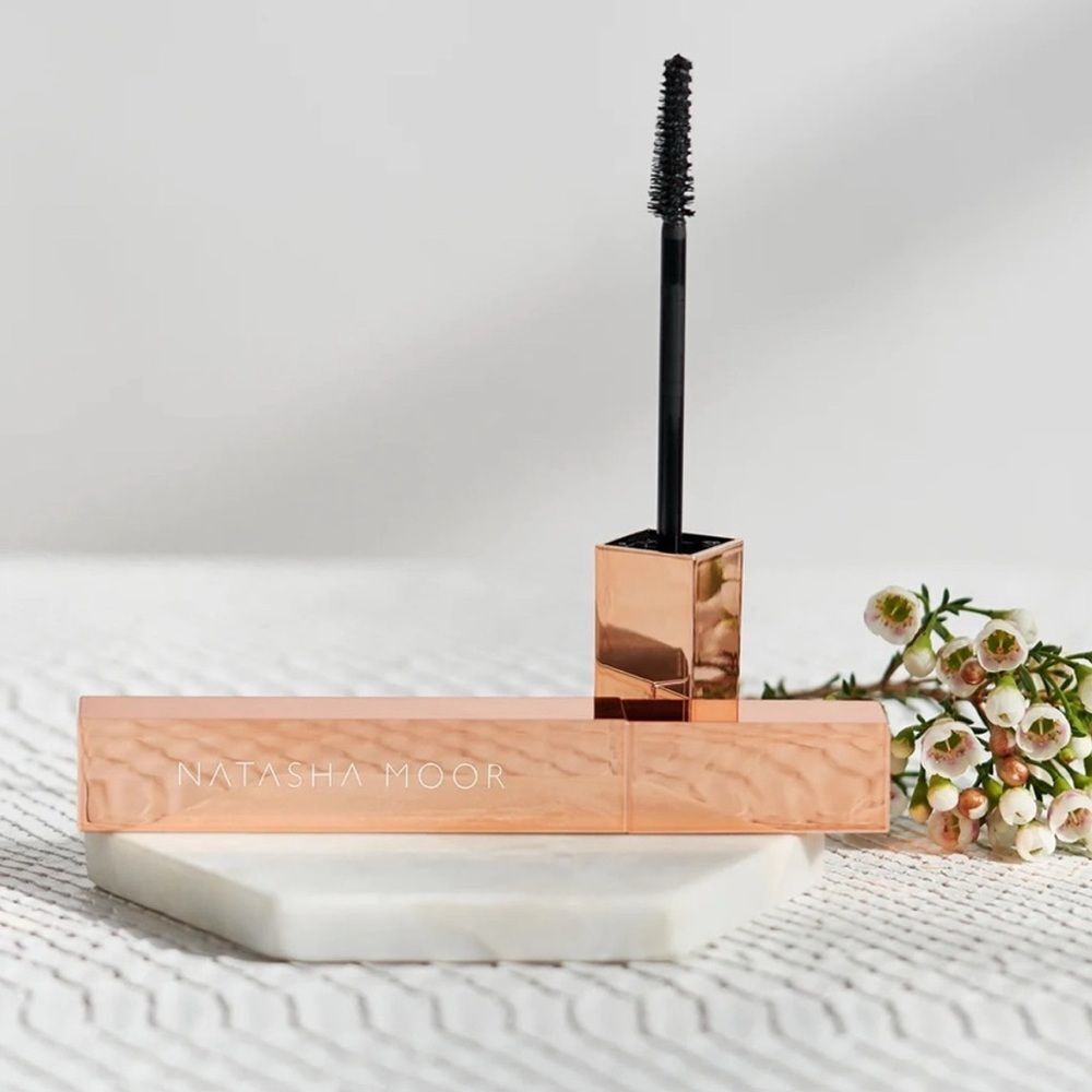 NIB 28.00 NATASHA MOORE MOOR POWER EXTREME BLACK MASCARA